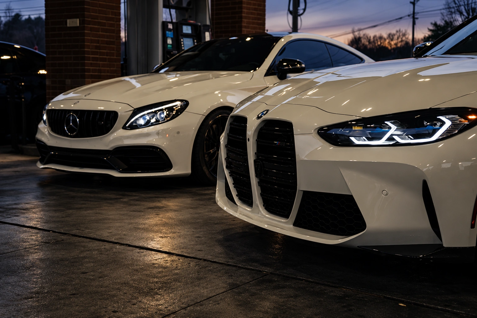 Mercedes and BMW performance cars